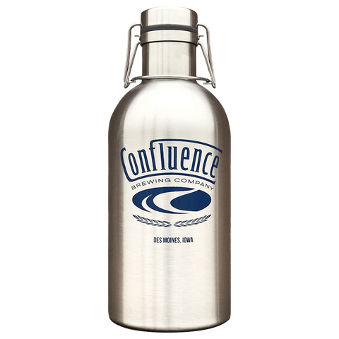 32oz Stainless Steel Insulated Growler (Silver)