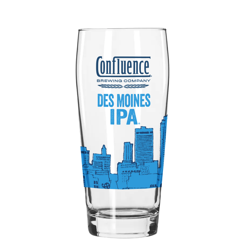 Des Moines IPA Glass 16oz