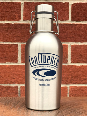 32oz Stainless Steel Insulated Growler (Silver)